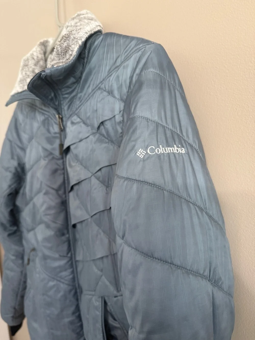 Columbia‎ Kaleidaslope II Interchange Omni Heat Winter Coat Metal Blue Women's S